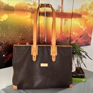 Ted Lapidus Signature Logo Embossed Shoulder Bag